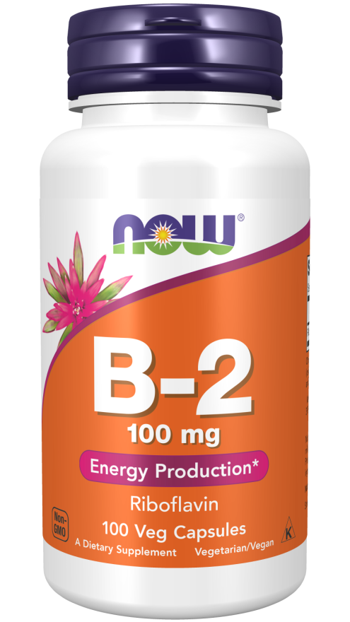 NOW B-2 100MG, 100 VEG CAPSULES