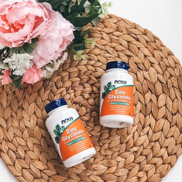NOW ZINC GLYCINATE, 120 SOFTGELS