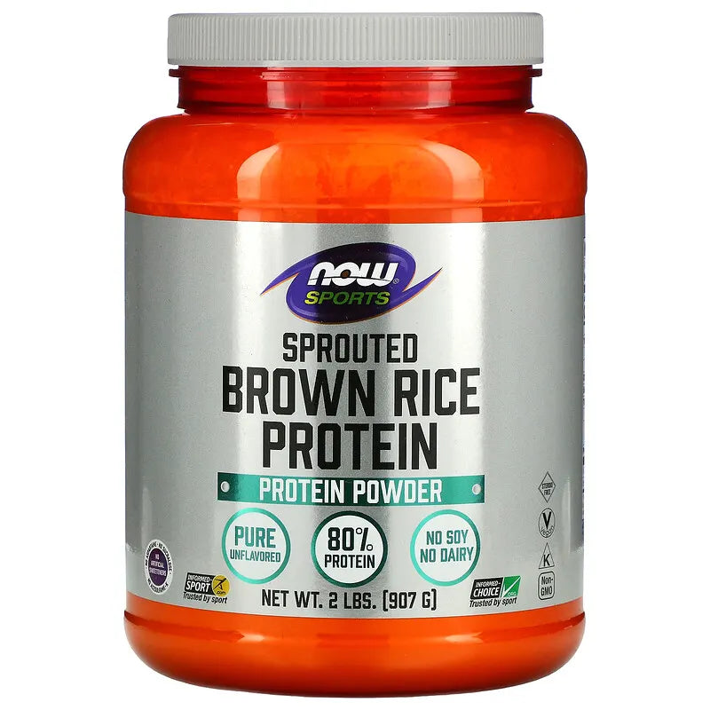 NOW BROWN RICE PROTEIN POWDER 907G