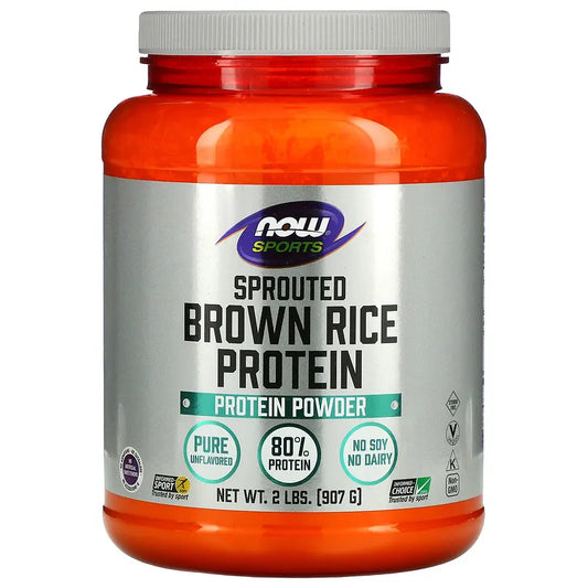 NOW BROWN RICE PROTEIN POWDER 907G