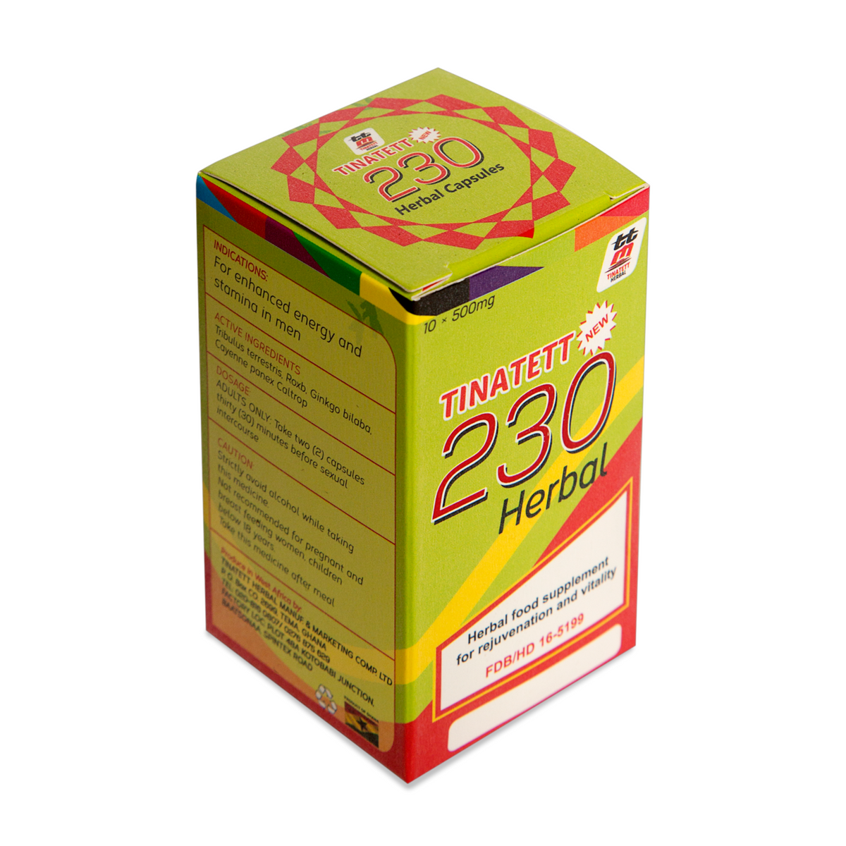 TINATETT 230 HERBAL CAPSULES