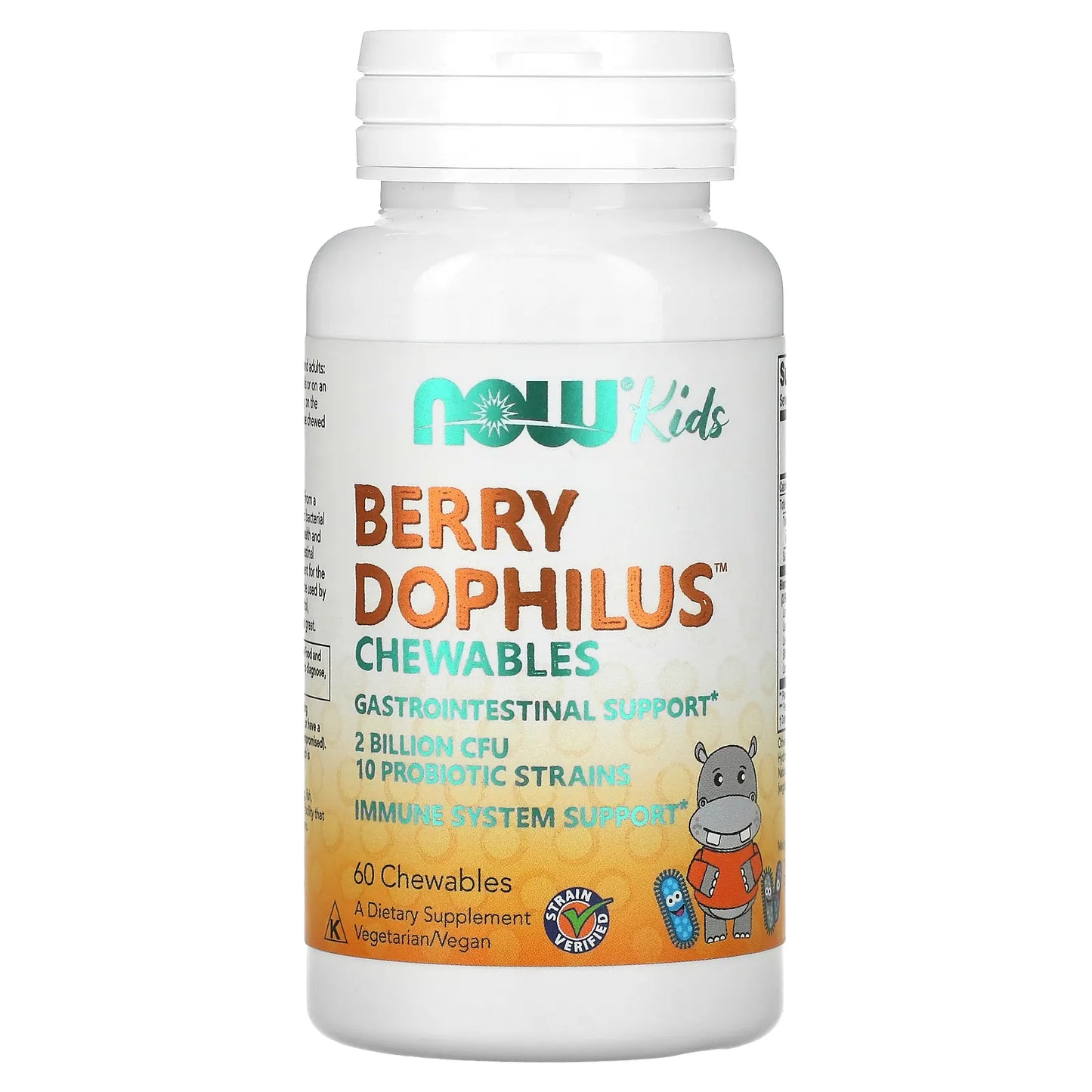 NOW KIDS BERRY DOPHILUS CHEWABLES
