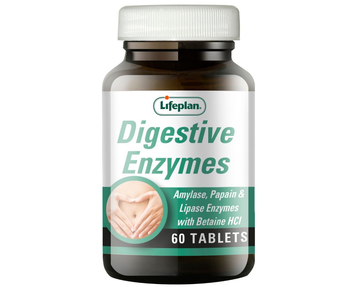 LIFEPLAN DIGESTIVE ENZYMES, 60 TABLETS