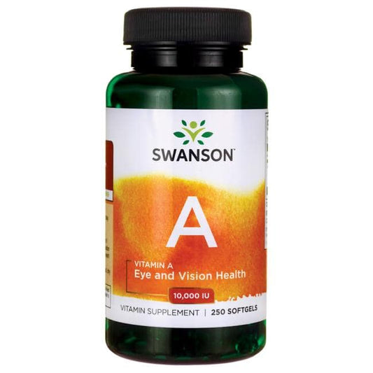 Pre-Order | Arrives in 5–10 Days – SWANSON VITAMIN A, 250 SOFTGELS