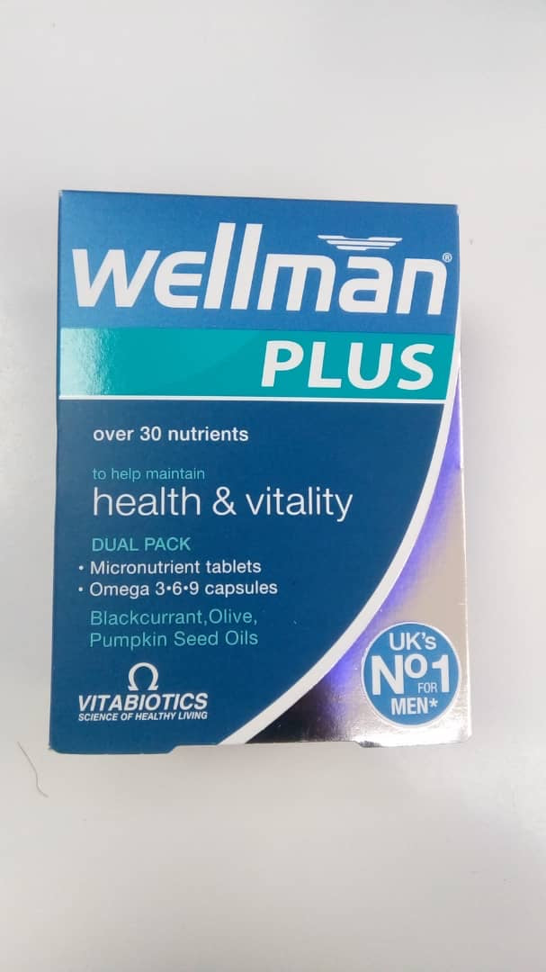 WELLMAN PLUS OMEGA 3-6-9 - E-Pharmacy Ghana