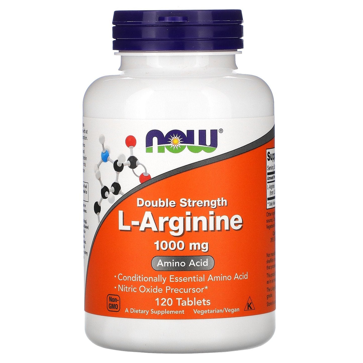 NOW L-ARGININE 1000MG, 120 TABLETS