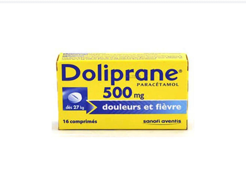 Doliprane 500mg Tablet – Trusted Pain & Fever Relief – Caplet
