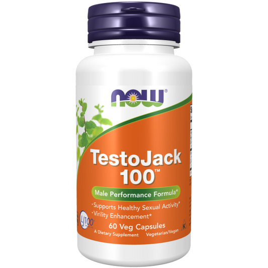NOW TESTOJACK 100, 60 VEG. CAPSULES