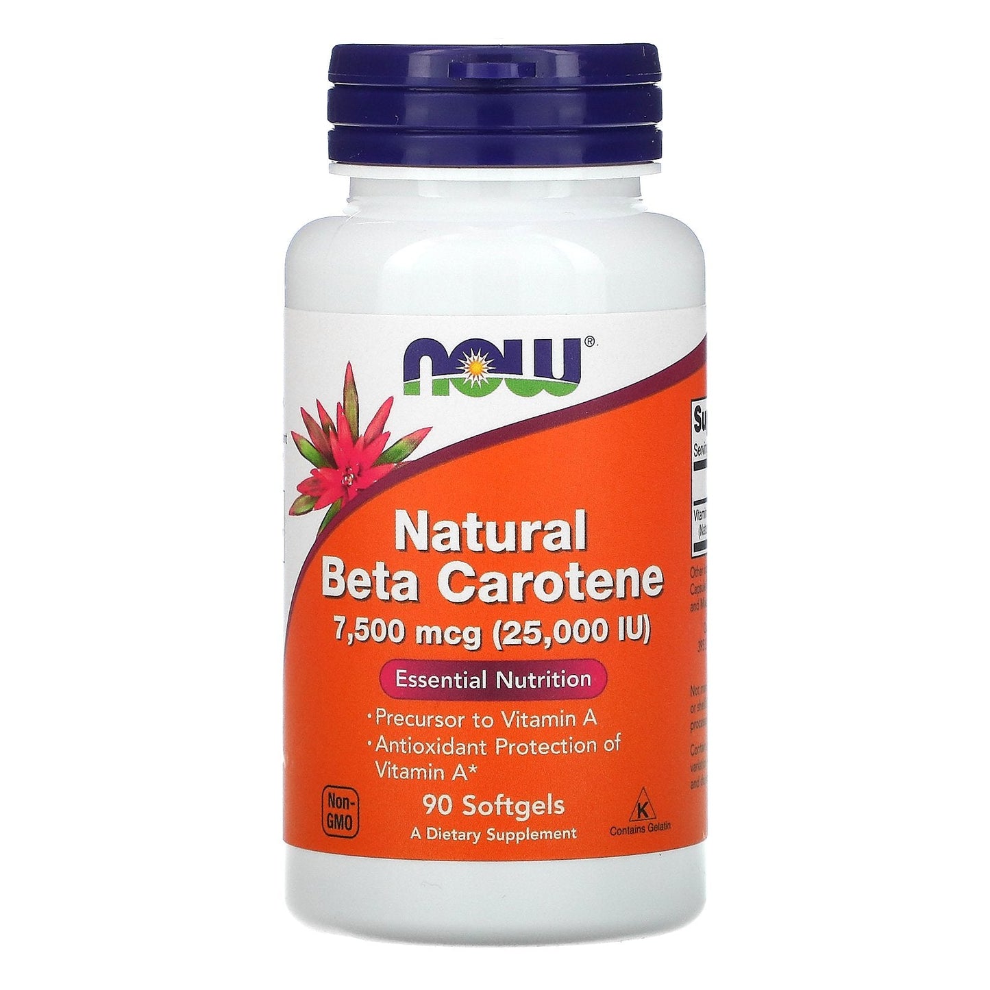 NOW NATURAL BETA CAROTENE 90 SOFTGELS - E-Pharmacy Ghana