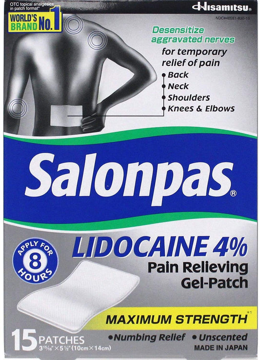 SALONPAS LIDOCAINE 4% - E-Pharmacy Ghana