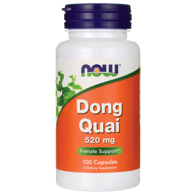 NOW DONG QUAI 520MG, 100 CAPSULES