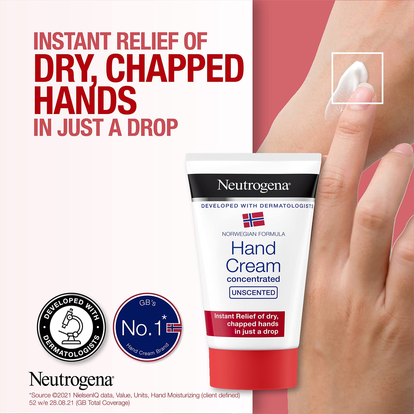 NEUTROGENA HAND CREAM CONCENTRATED UNSCENTED