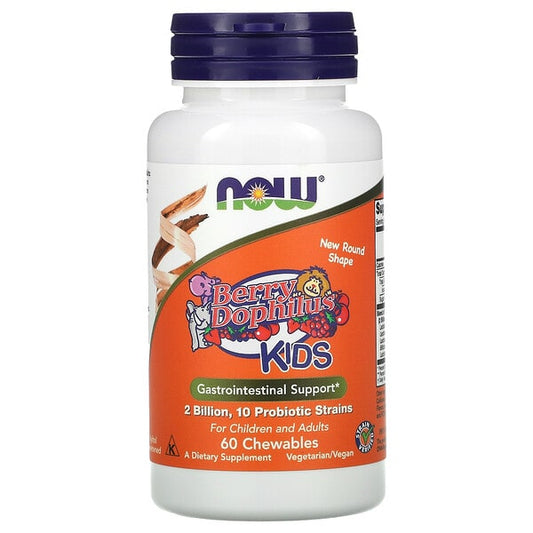 NOW BERRY DOPHILUS, 60 CHEWABLES