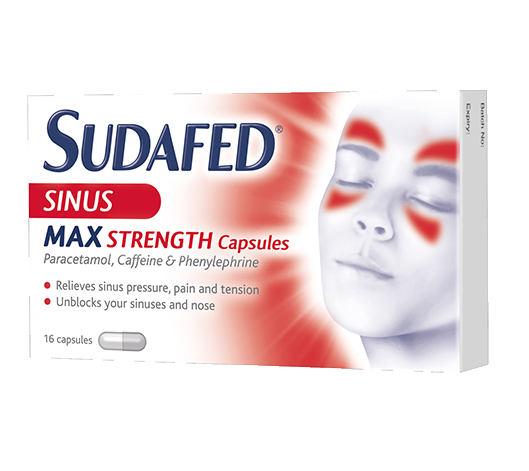 SUDAFED SINUS MAX STRENGTH CAPSULES