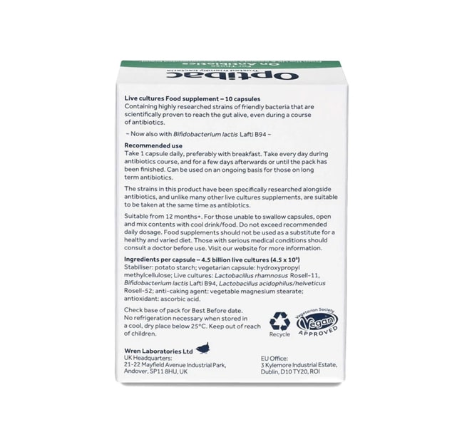 OPTIBAC FOR THOSE ON ANTIBIOTICS