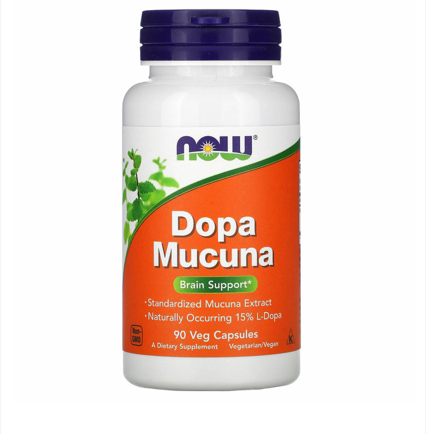 NOW DOPA MUCUNA, 90 VEG CAPSULES