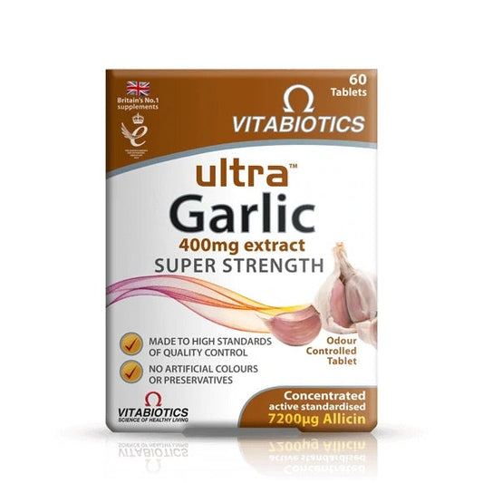 VITABIOTICS ULTRA GARLIC SUPER STRENGTH  400MG EXTRACT