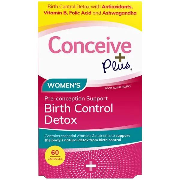 Pre-Order | Arrives in 5–10 Days – CONCEIVE PLUS BIRTH CONTROL DETOX, 60 CAPSULES