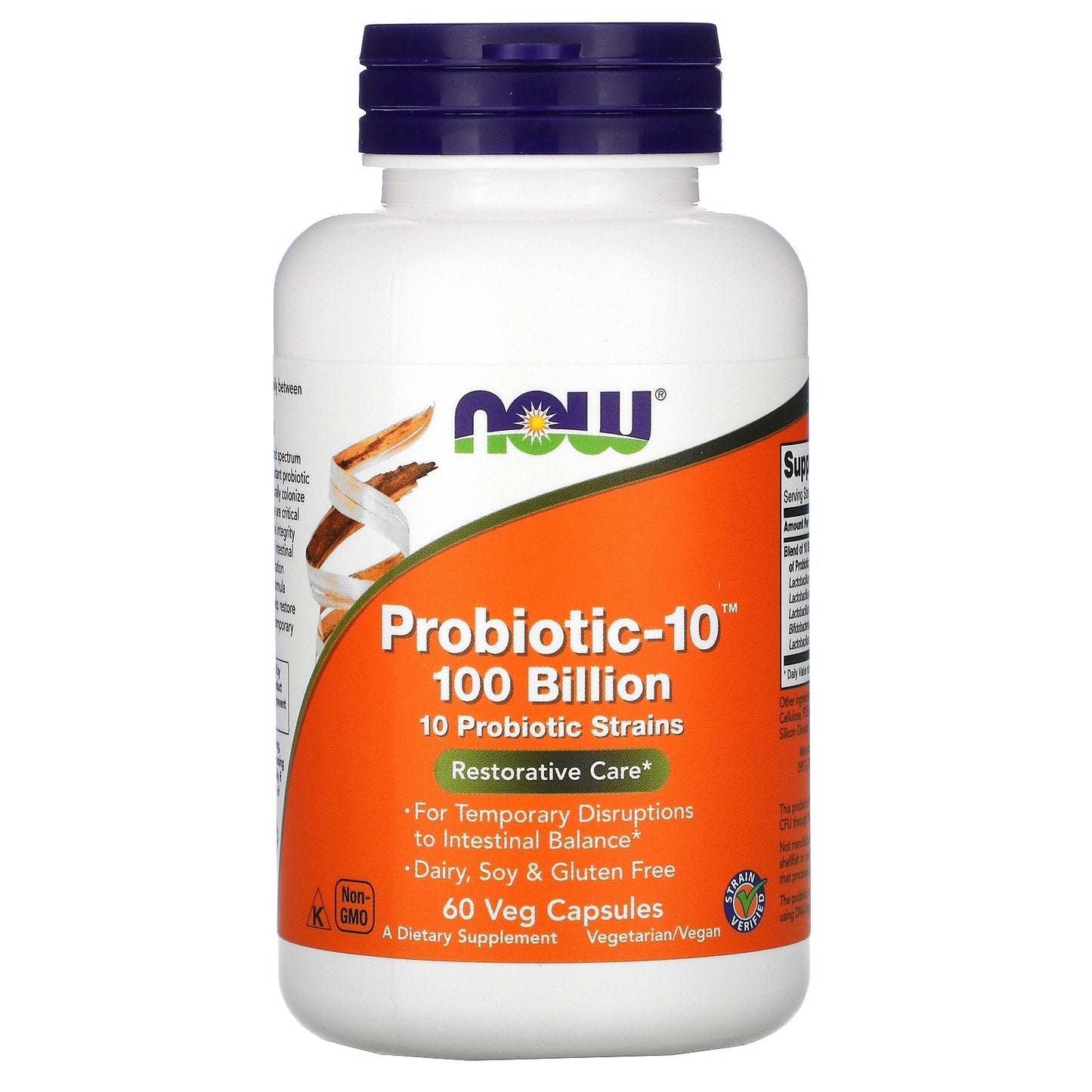 NOW PROBIOTIC-10, 100 BILLION