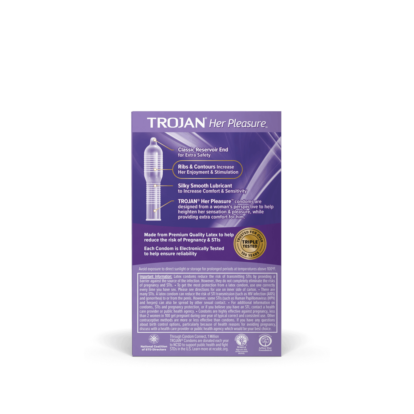 TROJAN HER PLEASURE, 12 CONDOMS