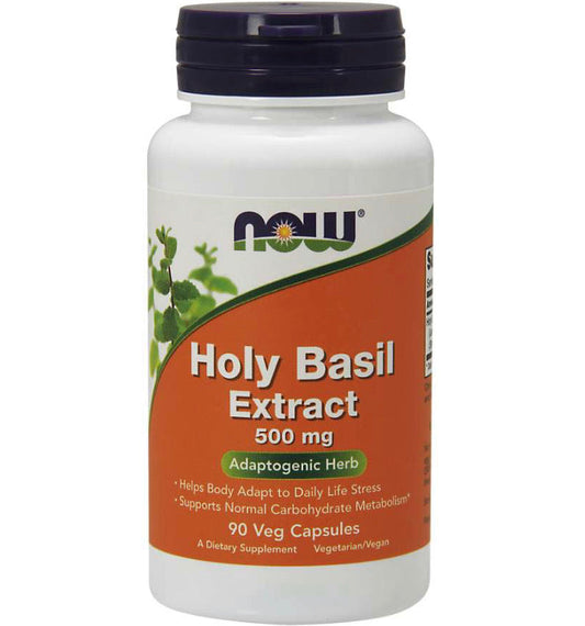 NOW HOLY BASIL EXTRACT 500MG - E-Pharmacy Ghana