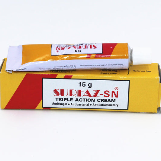SURFAZ TRIPLE ACTION CREAM 15G - E-Pharmacy Ghana