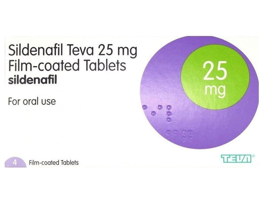 SILDENAFIL TEVA 25MG