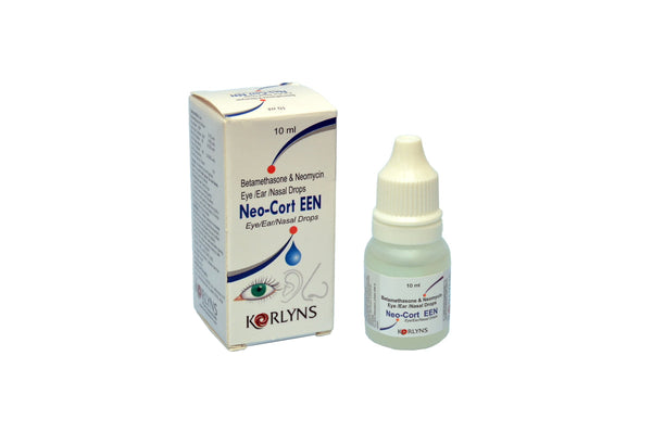 Neoclear Drops Neo-Cort EEN Drops – Effective Ear, Eye & Nose Infection Relief – Caplet