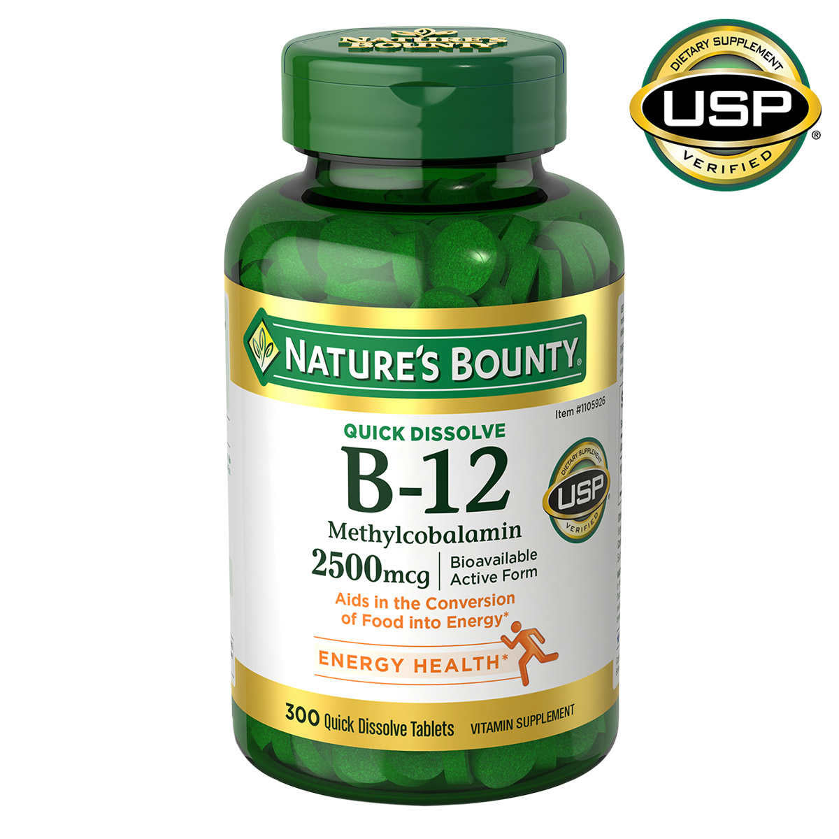 NATURE’S BOUNTY B-12 2500MCG - E-Pharmacy Ghana
