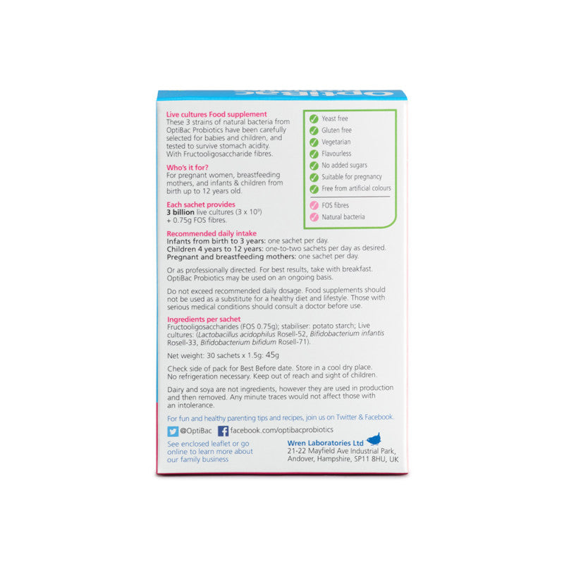 OPTIBAC PROBIOTICS FOR BABIES & CHILDREN