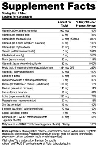 THERANATAL OVARITE PRECONCEPTION VITAMINS