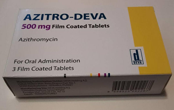 AZITRO-DEVA 500mg Tablets – Trusted Antibiotic – Caplet