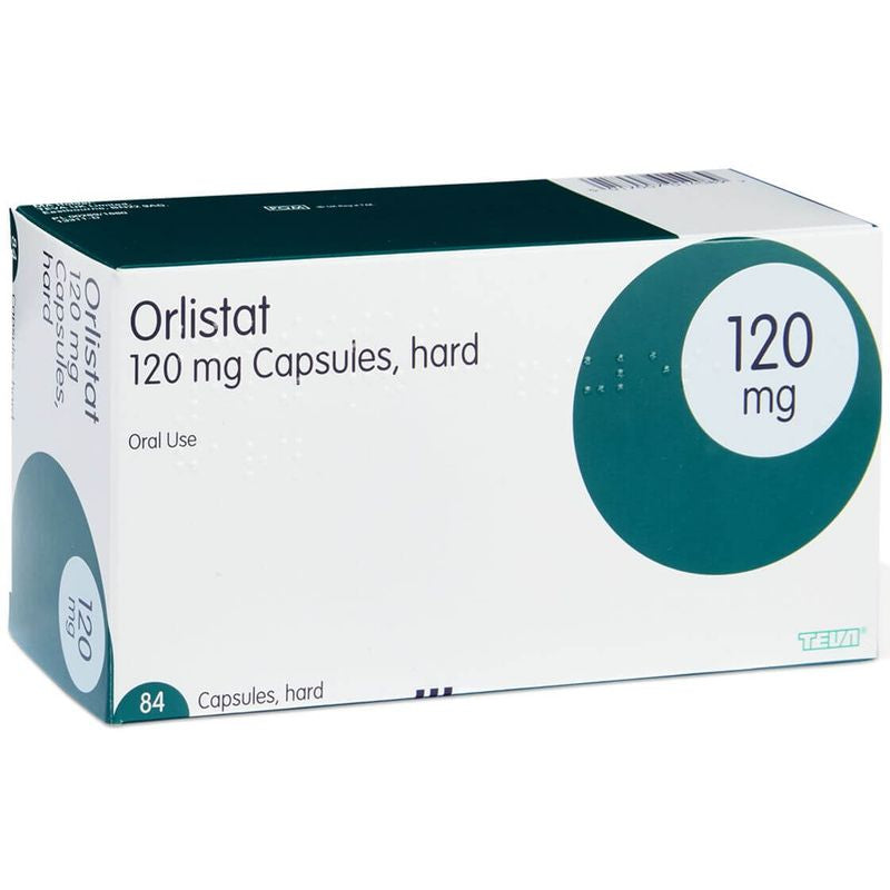 ORLISTAT 120MG CAPSULES, HARD TEVA