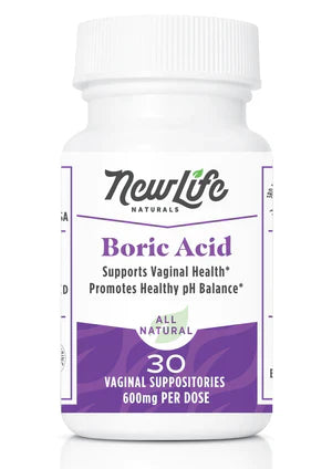 NEWLIFE BORIC ACID, 30 VAGINAL SUPPOSITORIES