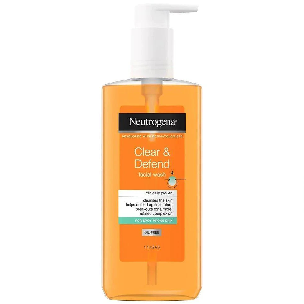 NEUTROGENA CLEAR & DEFEND FACIAL WASH