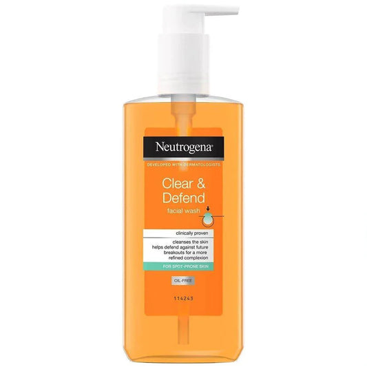 NEUTROGENA CLEAR & DEFEND FACIAL WASH