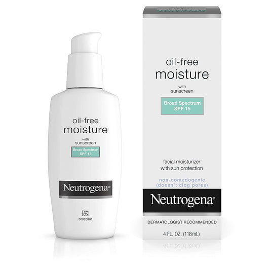 NEUTROGENA OIL-FREE MOISTURE WITH SUNSCREEN SPF 15 118ML