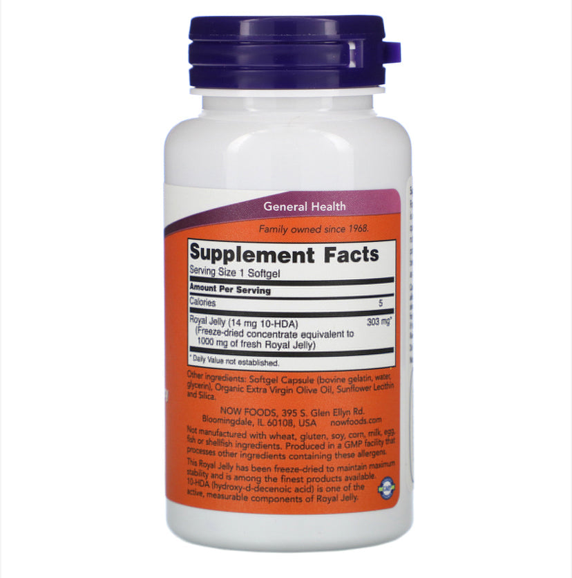 NOW ROYAL JELLY 1,000MG