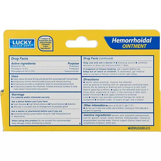 LUCKY SUPER SOFT HEMORRHOIDAL OINTMENT
