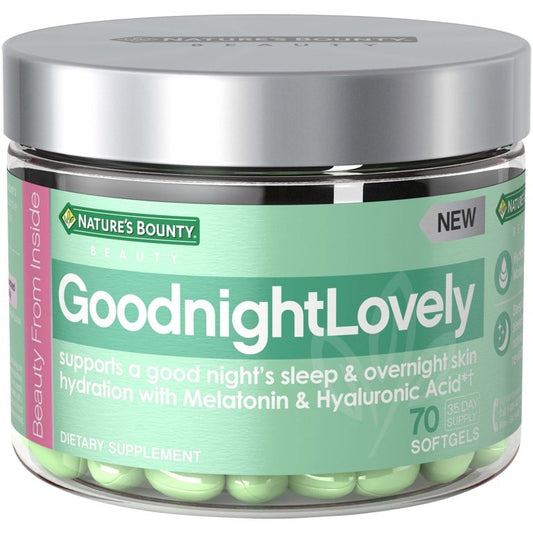 NATURE’S BOUNTY GOODNIGHTLOVELY, 70 SOFTGELS