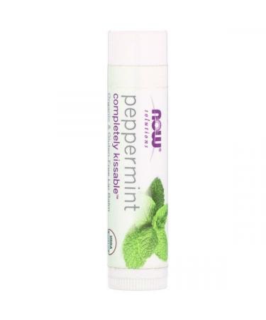 NOW PEPPERMINT ORGANIC LIP BALM