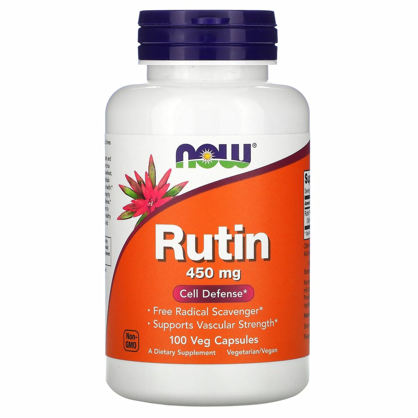 NOW RUTIN 450MG, 100 VEG CAPSULES