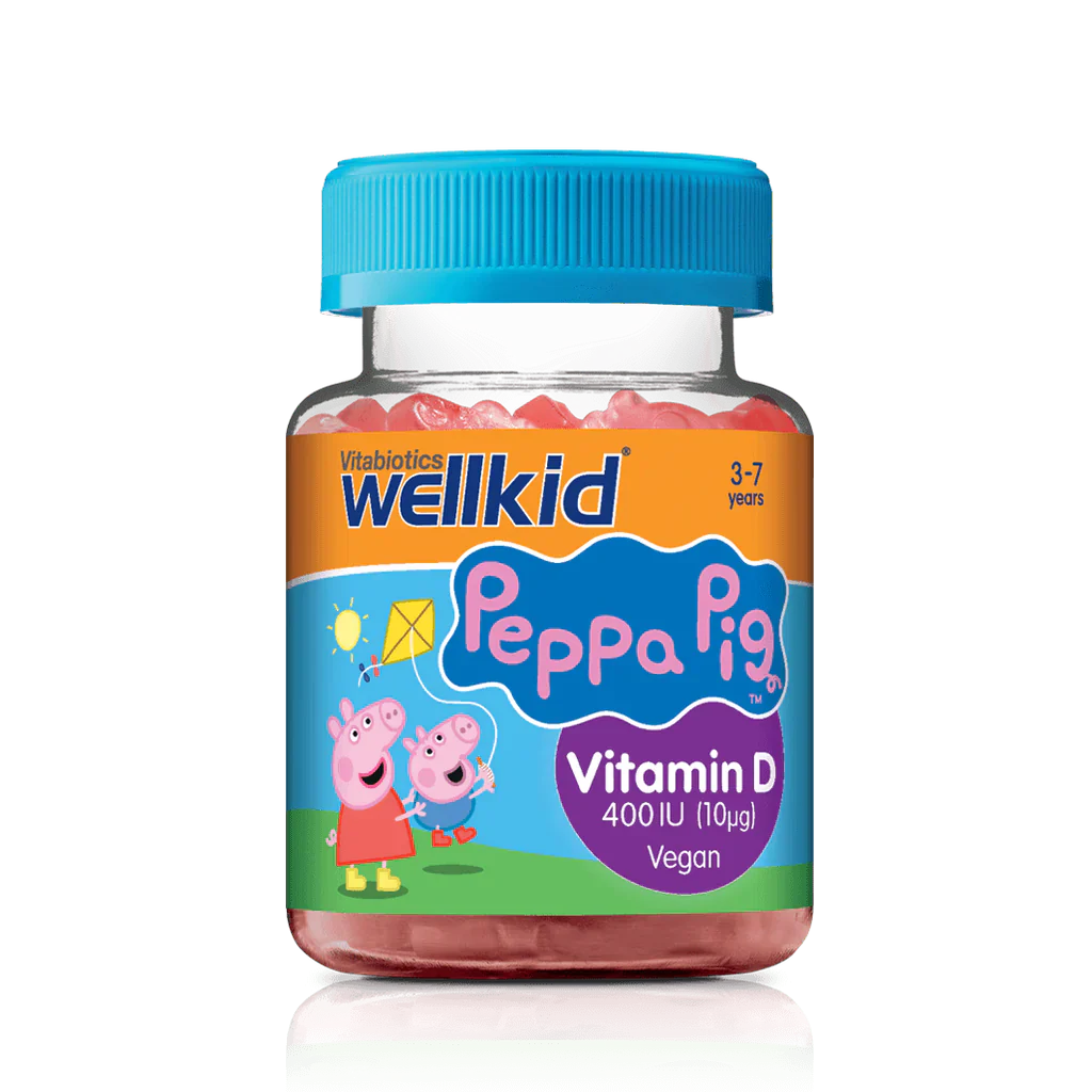 WELLKID PEPPA PIG VITAMIN D 400IU 3-7 YEARS