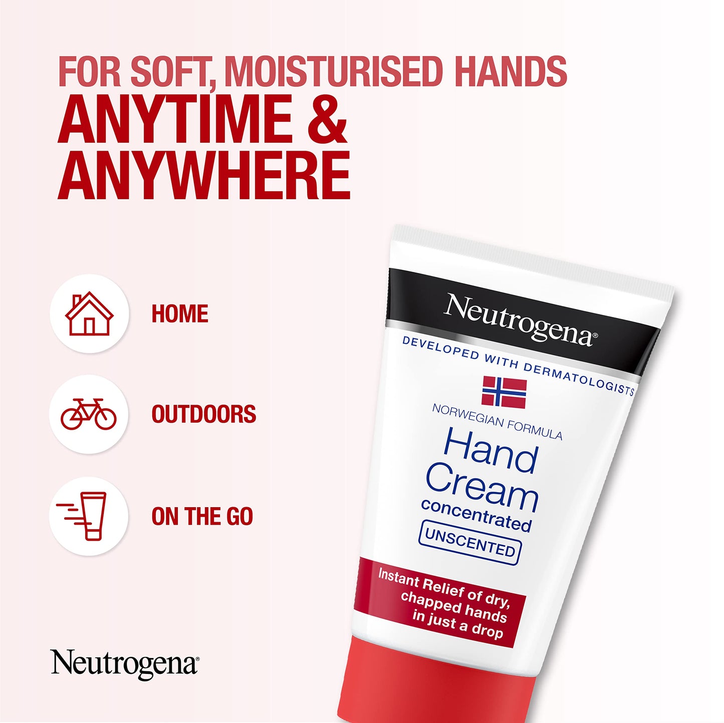 NEUTROGENA HAND CREAM CONCENTRATED UNSCENTED