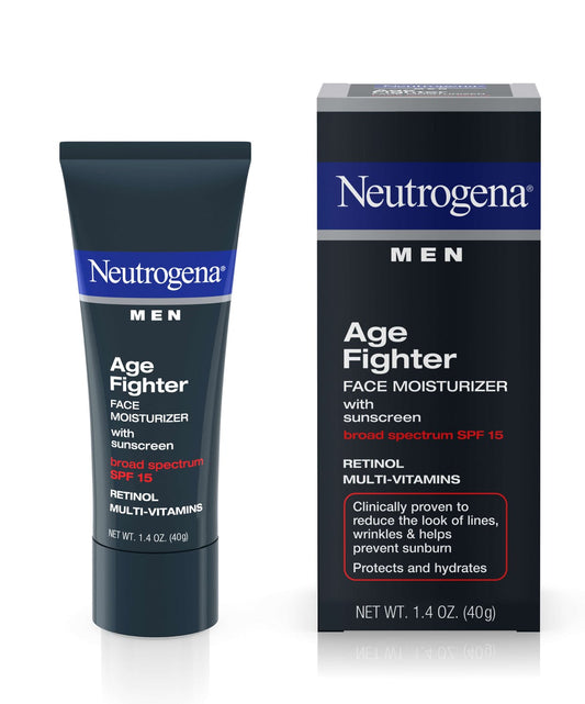NEUTROGENA MEN AGE FIGHTER FACE MOISTURIZER WITH SUNSCREEN