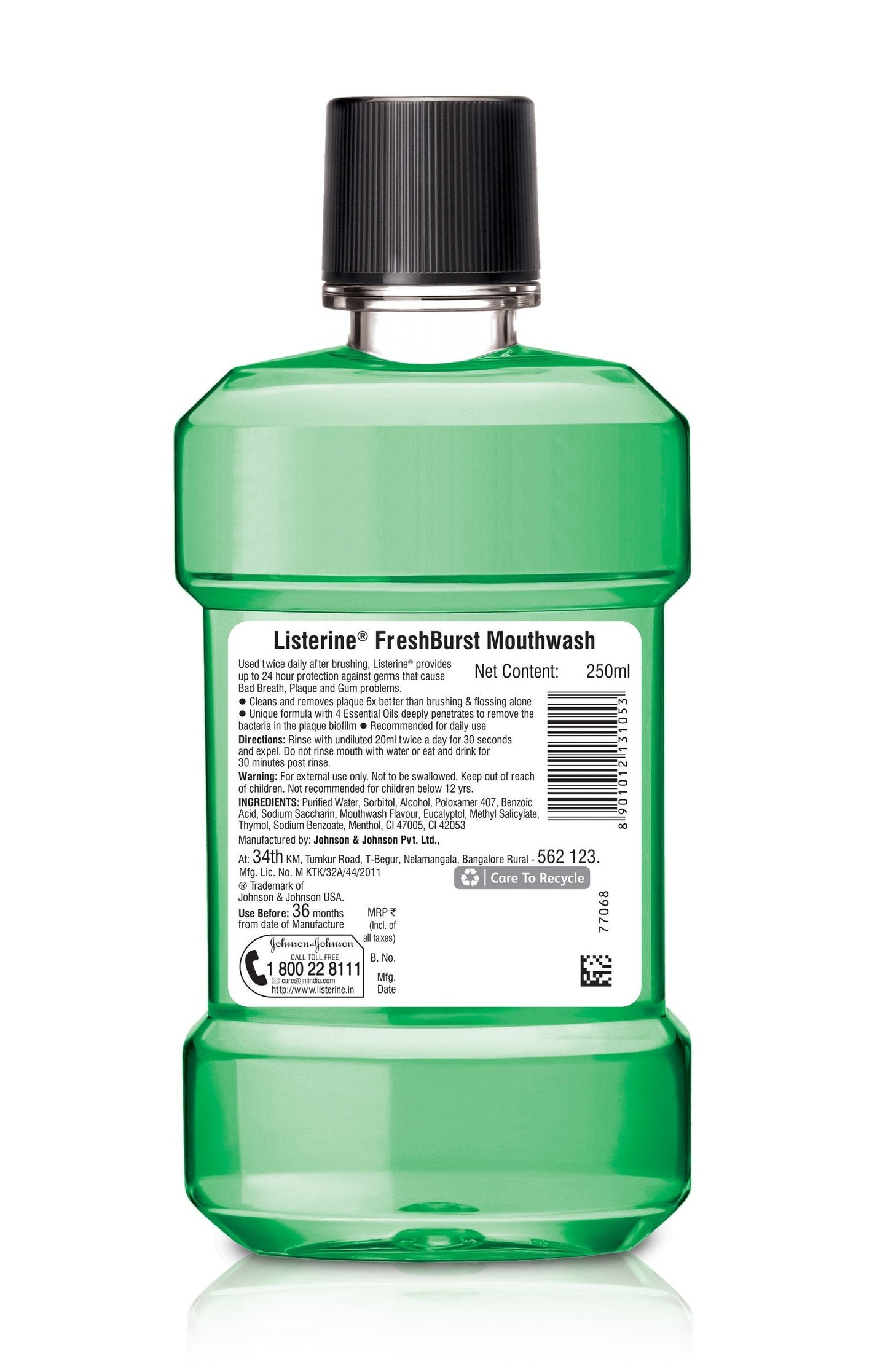 LISTERINE FRESH BURST MOUTHWASH