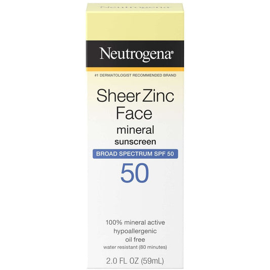 NEUTROGENA SHEER ZINC MINERAL - E-Pharmacy Ghana