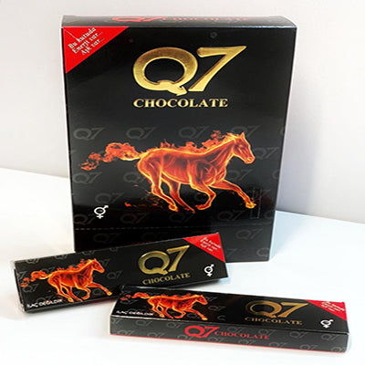 Q7 CHOCOLATE, SOLD PER BAR (12 BARS IN A PACK)