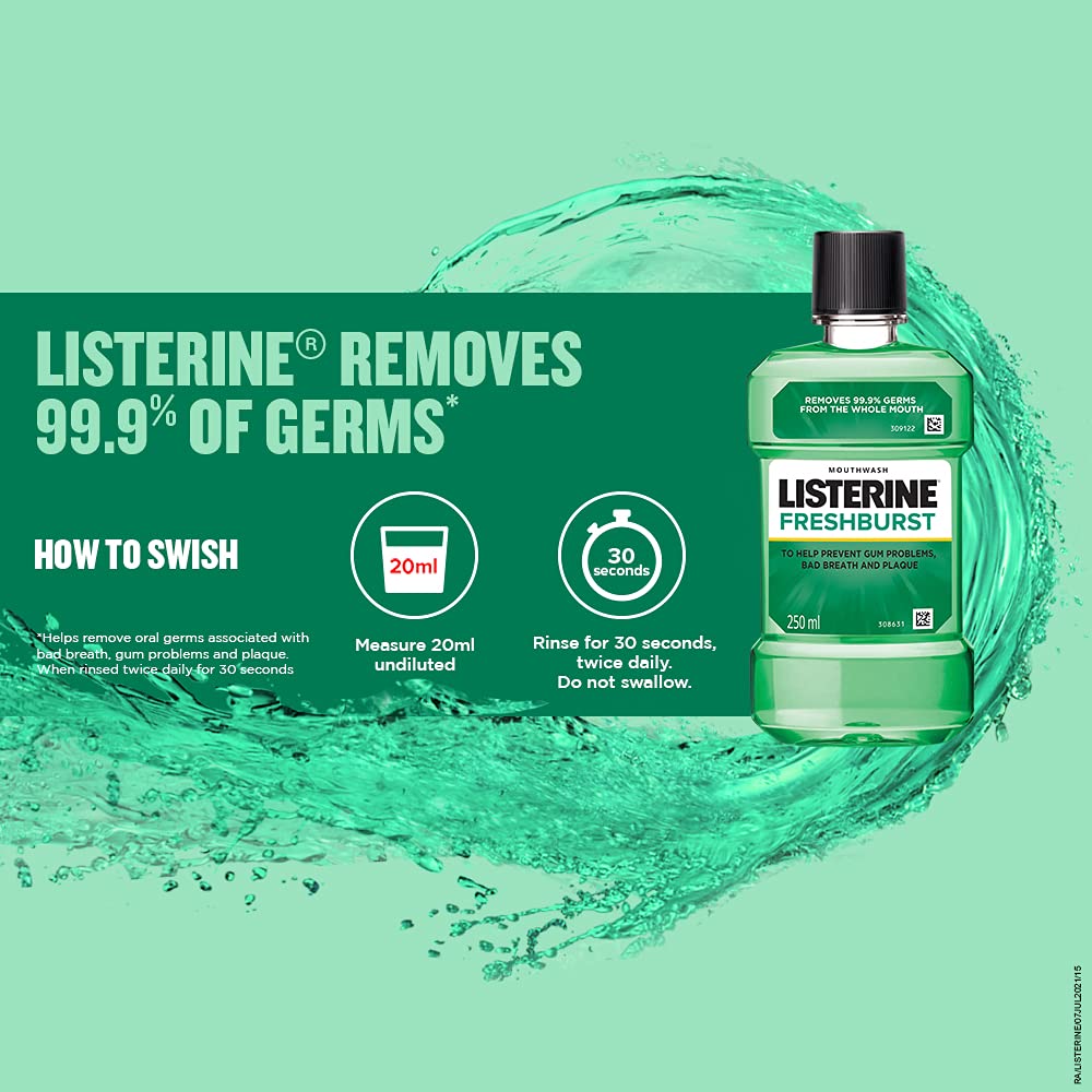 LISTERINE FRESH BURST MOUTHWASH