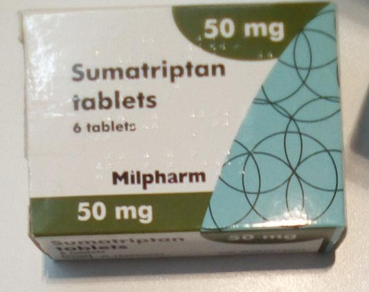 SUMATRIPTAN 50MG TABLETS